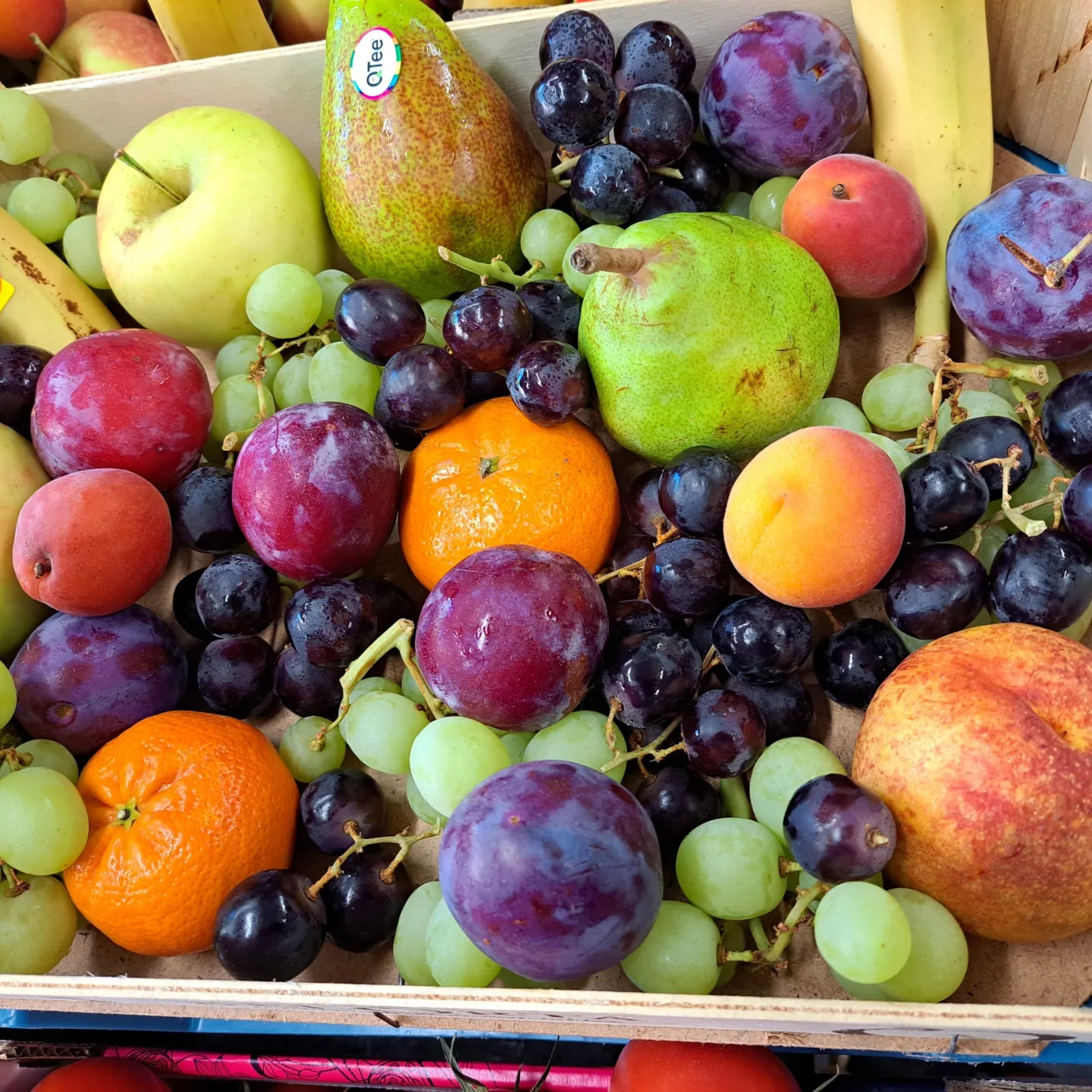 Fruit op het werk